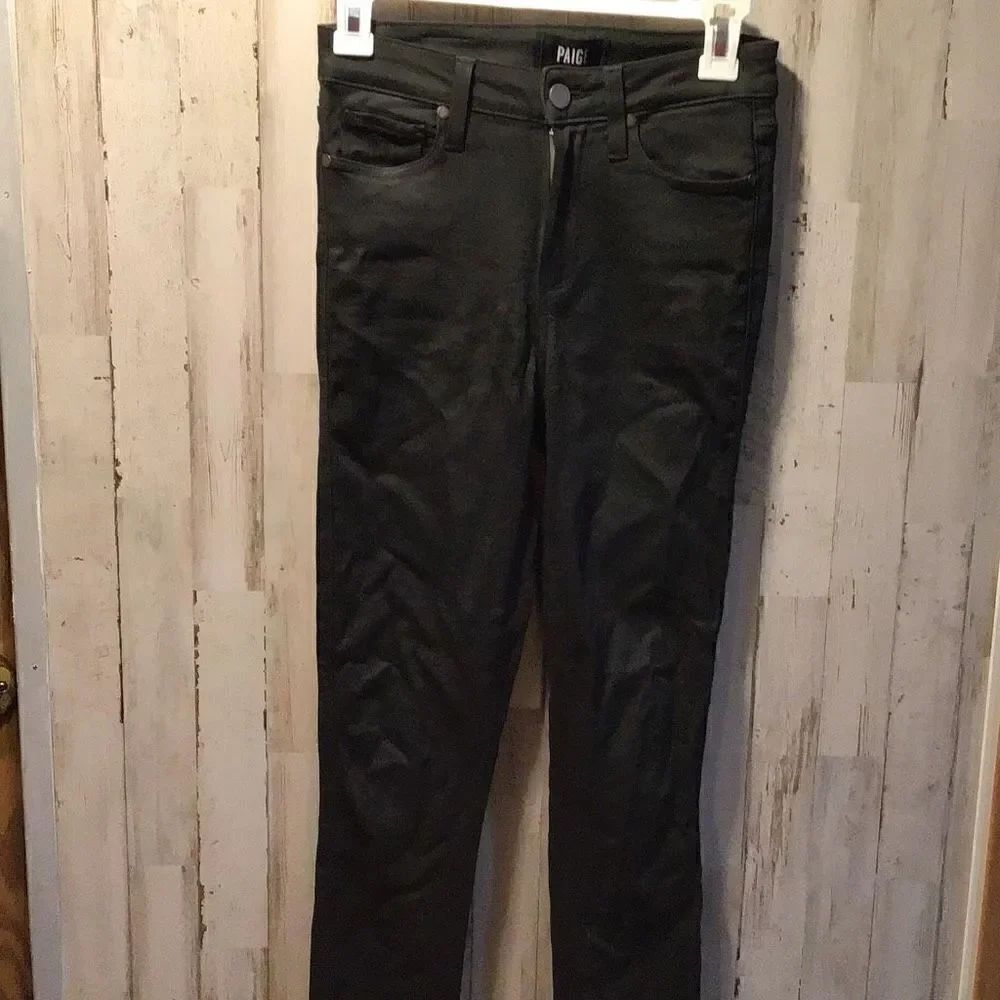 Jeans green Paige jeans like new girls size 26